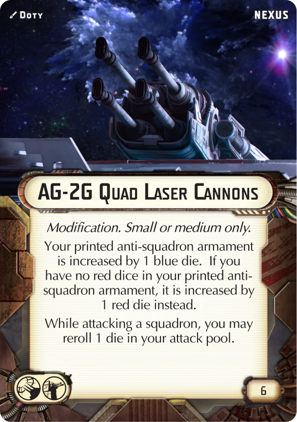 AG-2G Quad Laser Cannons