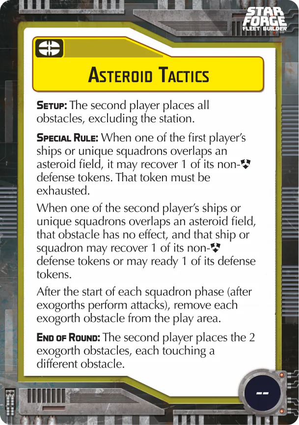 Asteroid Tactics
