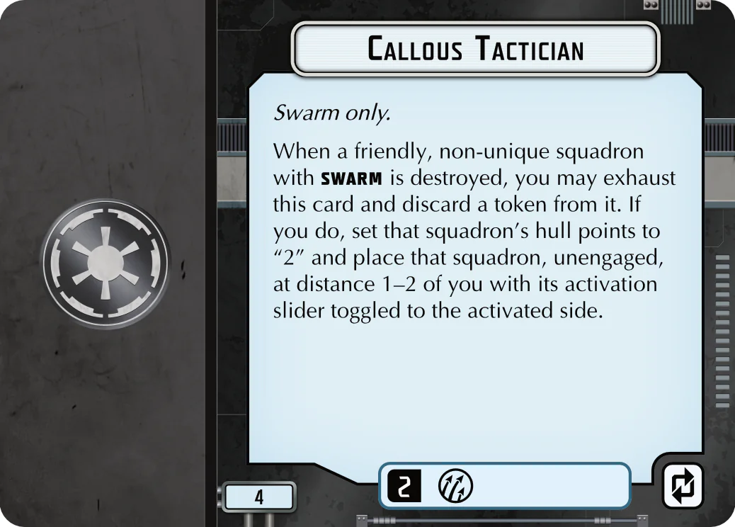 Callous Tactician - Leader