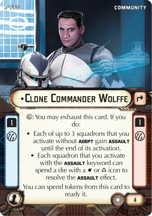 Clone Commander Wolffe