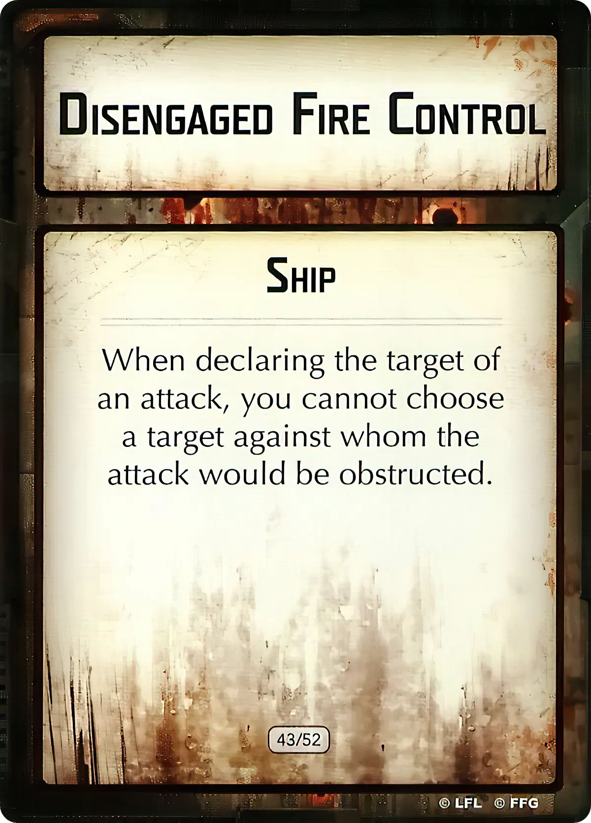 Disengaged Fire Control