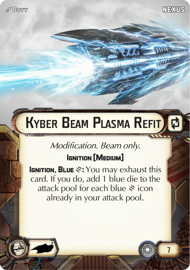 Kyber Beam Plasma Refit