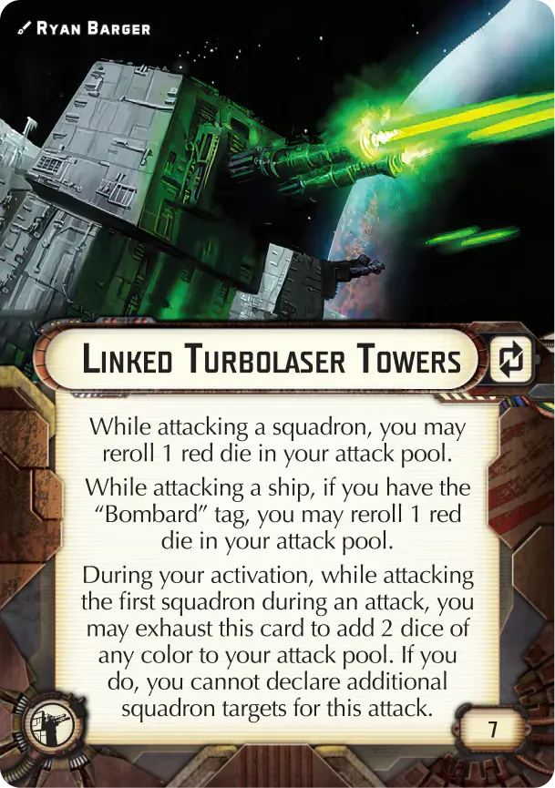 Linked Turbolaser Towers