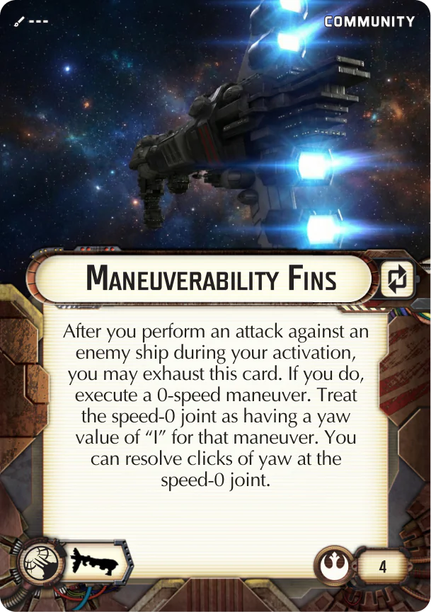 Maneuverability Fins