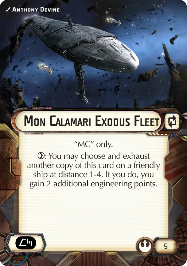 Mon Calamari Exodus Fleet