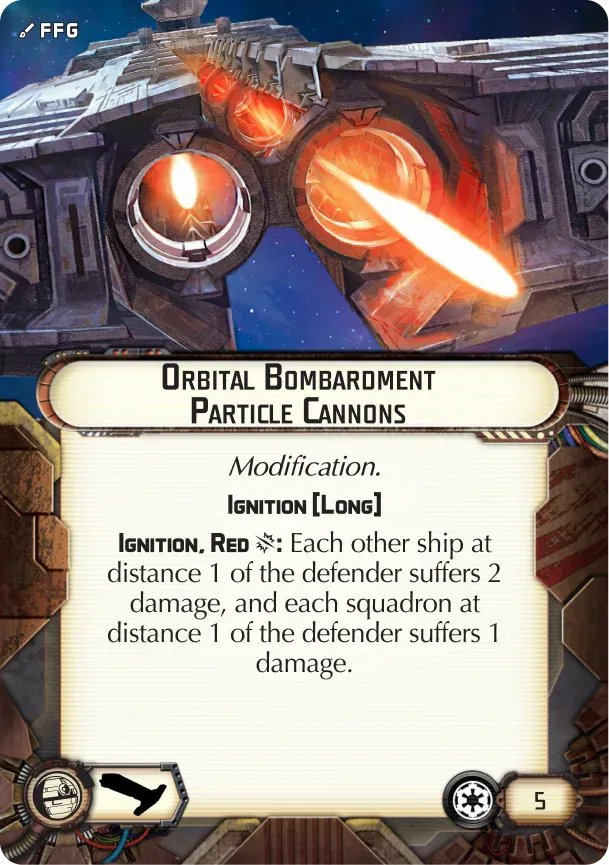 Orbital Bombardment Particle Cannons