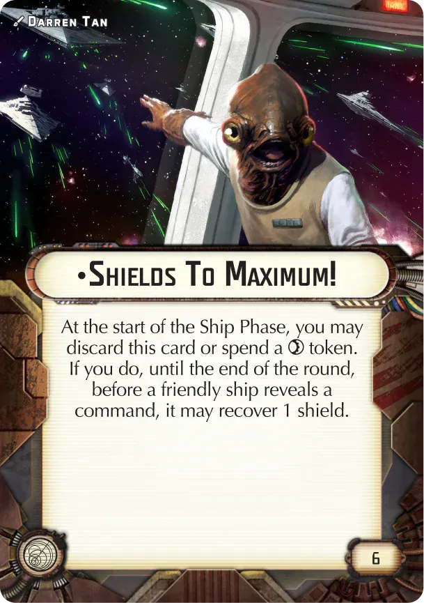 Shields to Maximum!