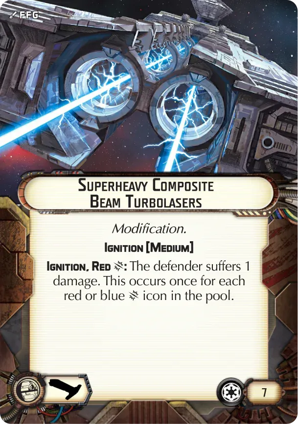 Superheavy Composite Beam Turbolasers